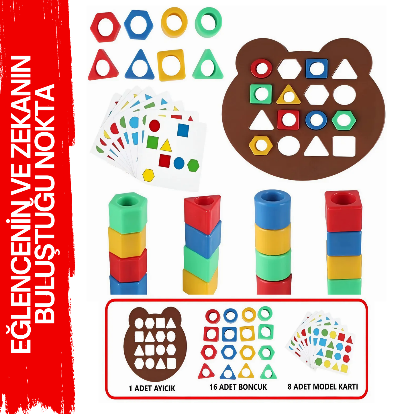 Eğitici Geometrik Eğitim Seti